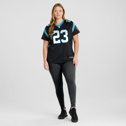 Women's Carolina Panthers Trevor Etienne Nike Black Team Game Jersey