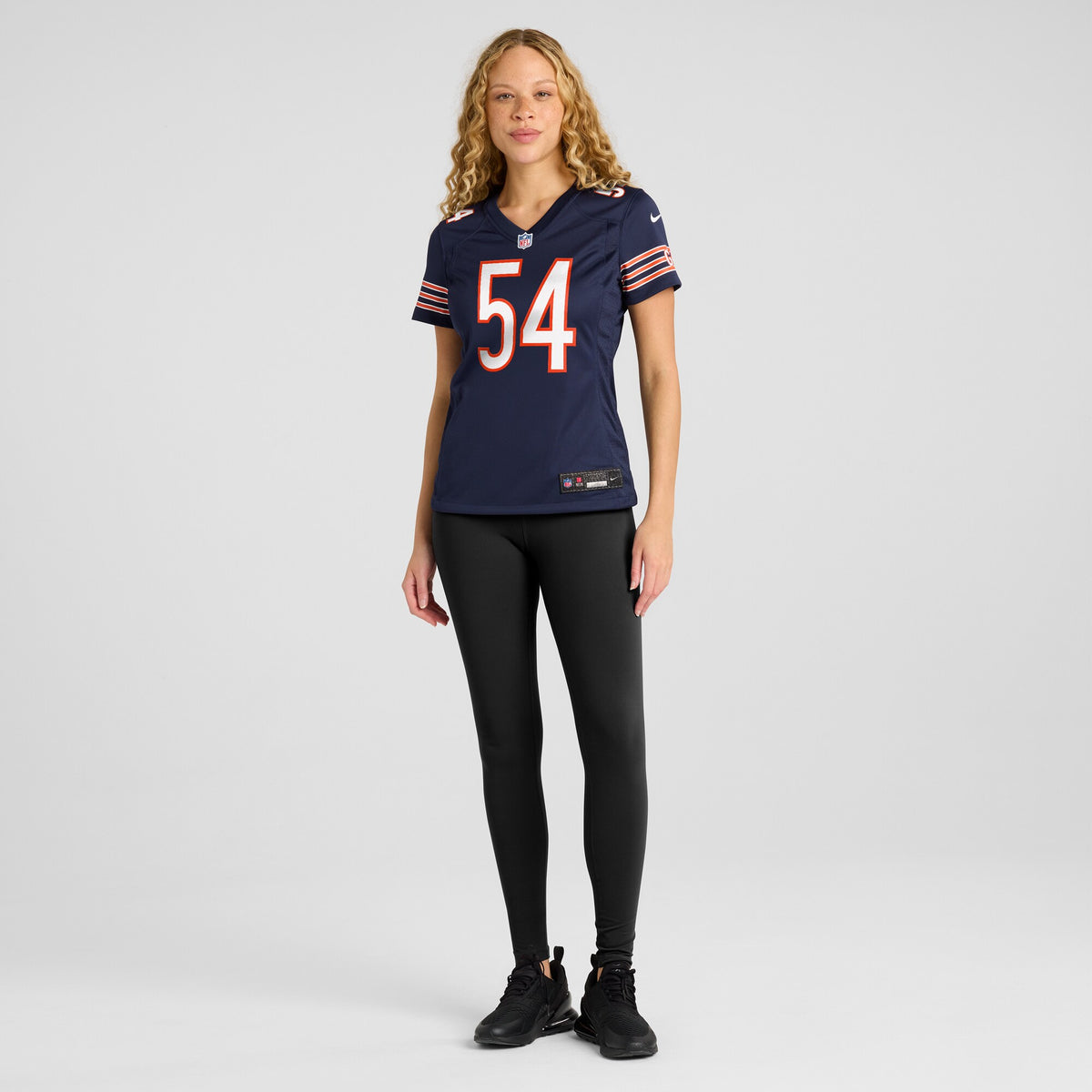 Women's Chicago Bears Brian Urlacher Nike Navy Game Retired Player Jersey