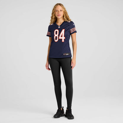 Women's Chicago Bears Colston Loveland Nike Navy Team Game Jersey