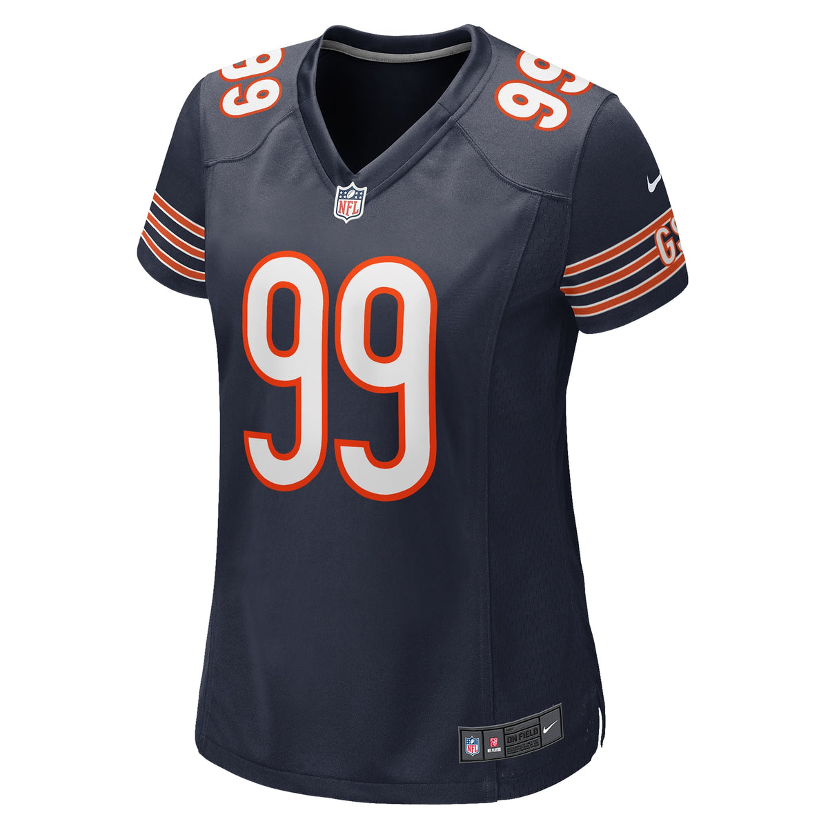 Women's Chicago Bears Gervon Dexter Sr Nike Navy Team Game Jersey
