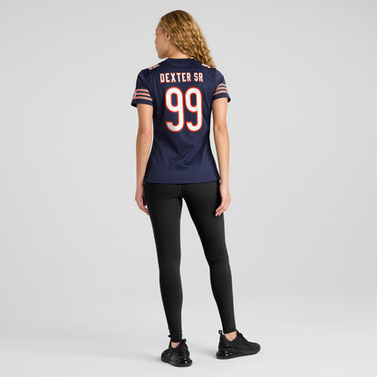 Women's Chicago Bears Gervon Dexter Sr. Nike Navy Game Jersey