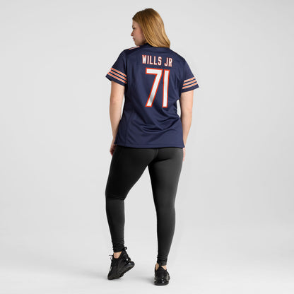 Women's Chicago Bears Jedrick Wills Jr. Nike Navy Team Game Jersey