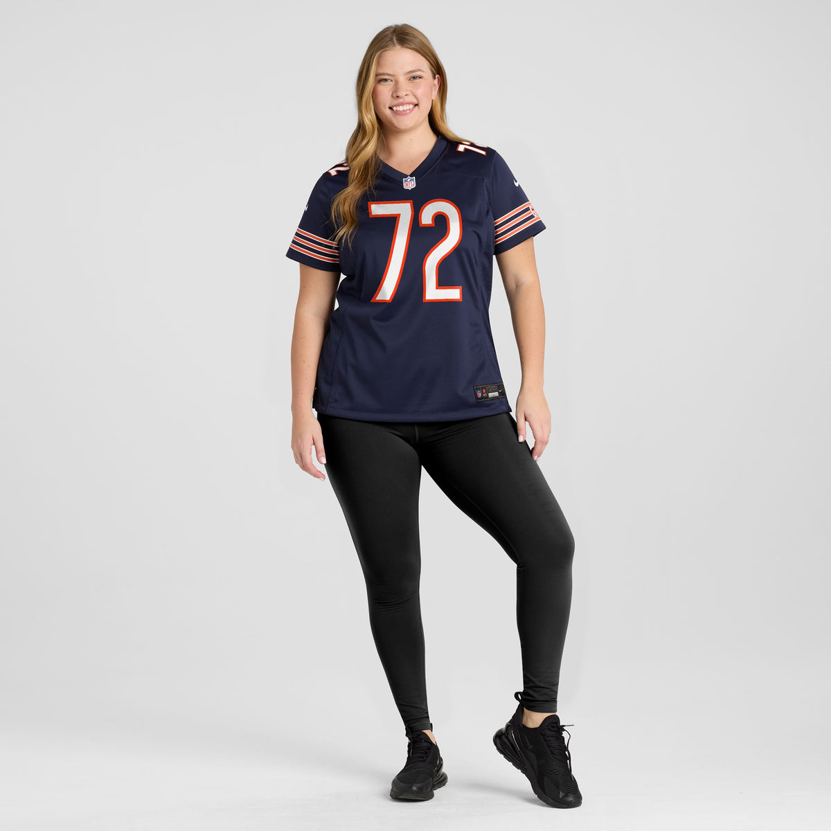 Women's Chicago Bears Kiran Amegadjie Nike Navy Game Jersey