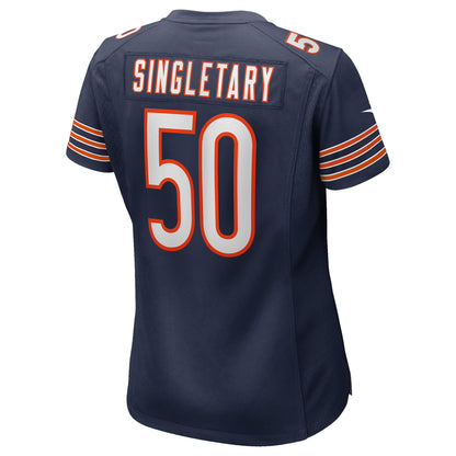 Women's Chicago Bears Mike Singletary Nike Navy Game Retired Player Jersey