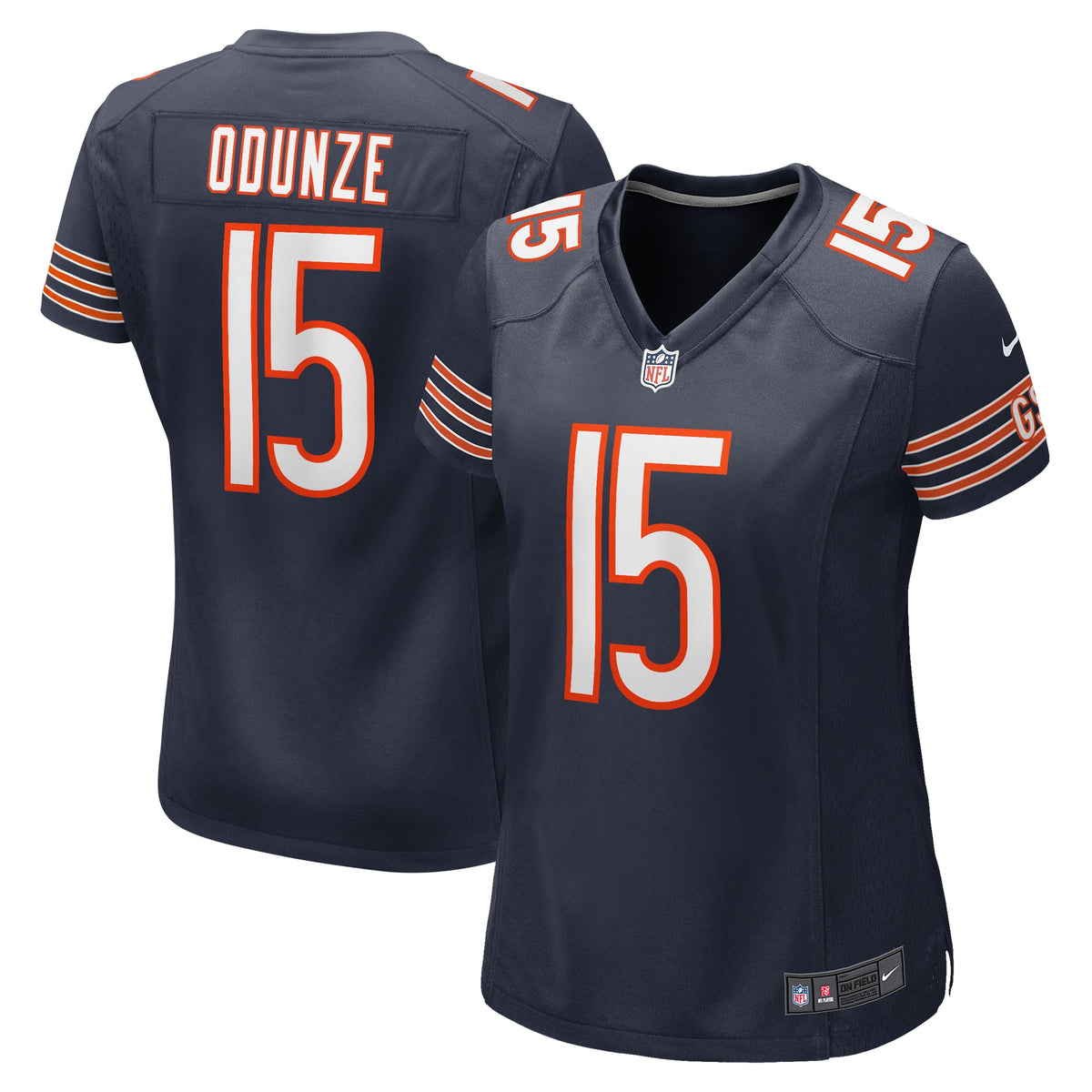 Women's Chicago Bears Rome Odunze Nike Navy Game Jersey