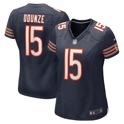 Women's Chicago Bears Rome Odunze Nike Navy Game Jersey
