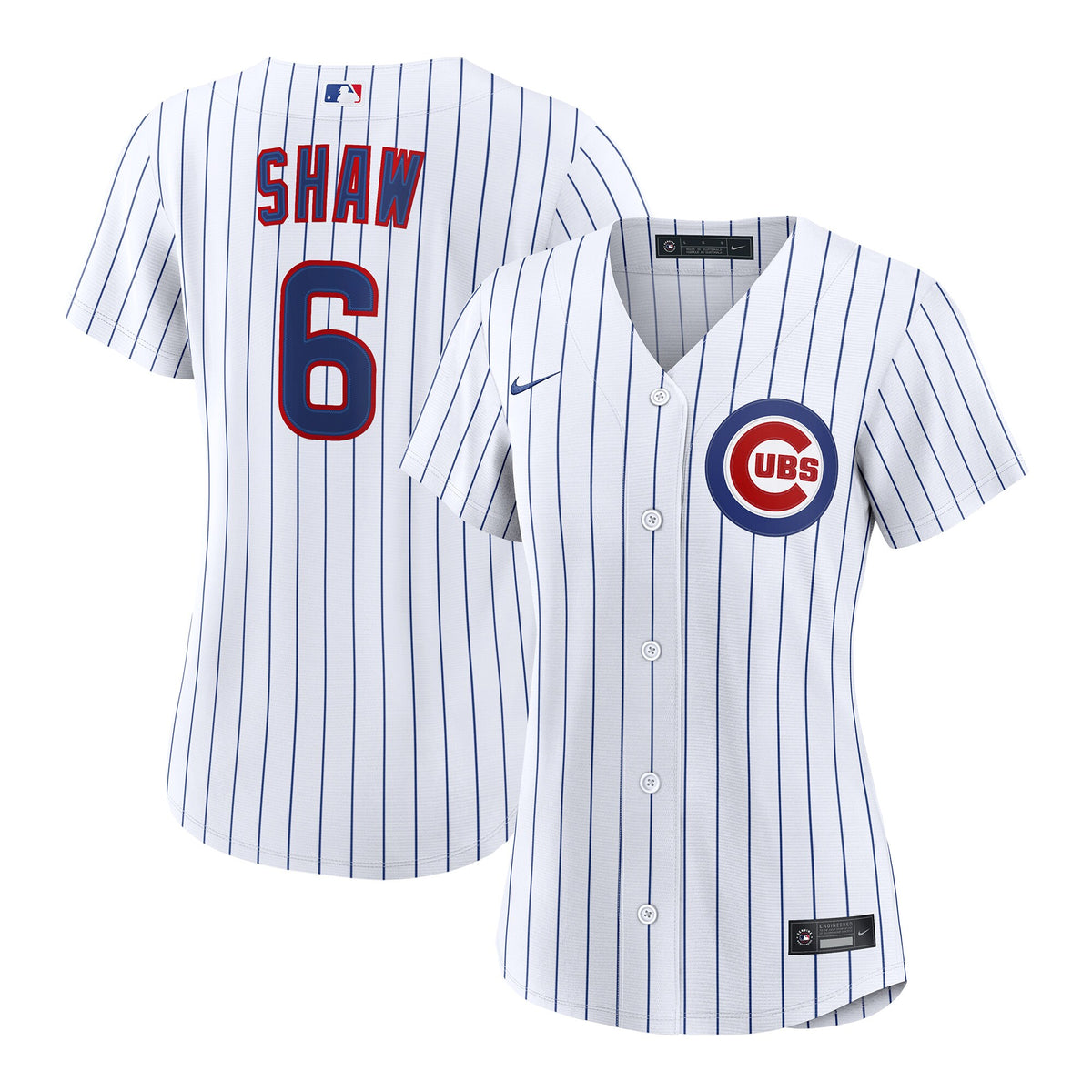 Women's Chicago Cubs Matt Shaw Nike White Home Replica Jersey