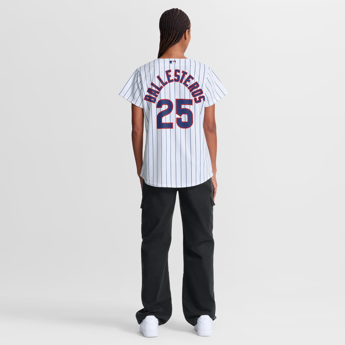 Women's Chicago Cubs Moisí©s Ballesteros Nike White Home Replica Jersey