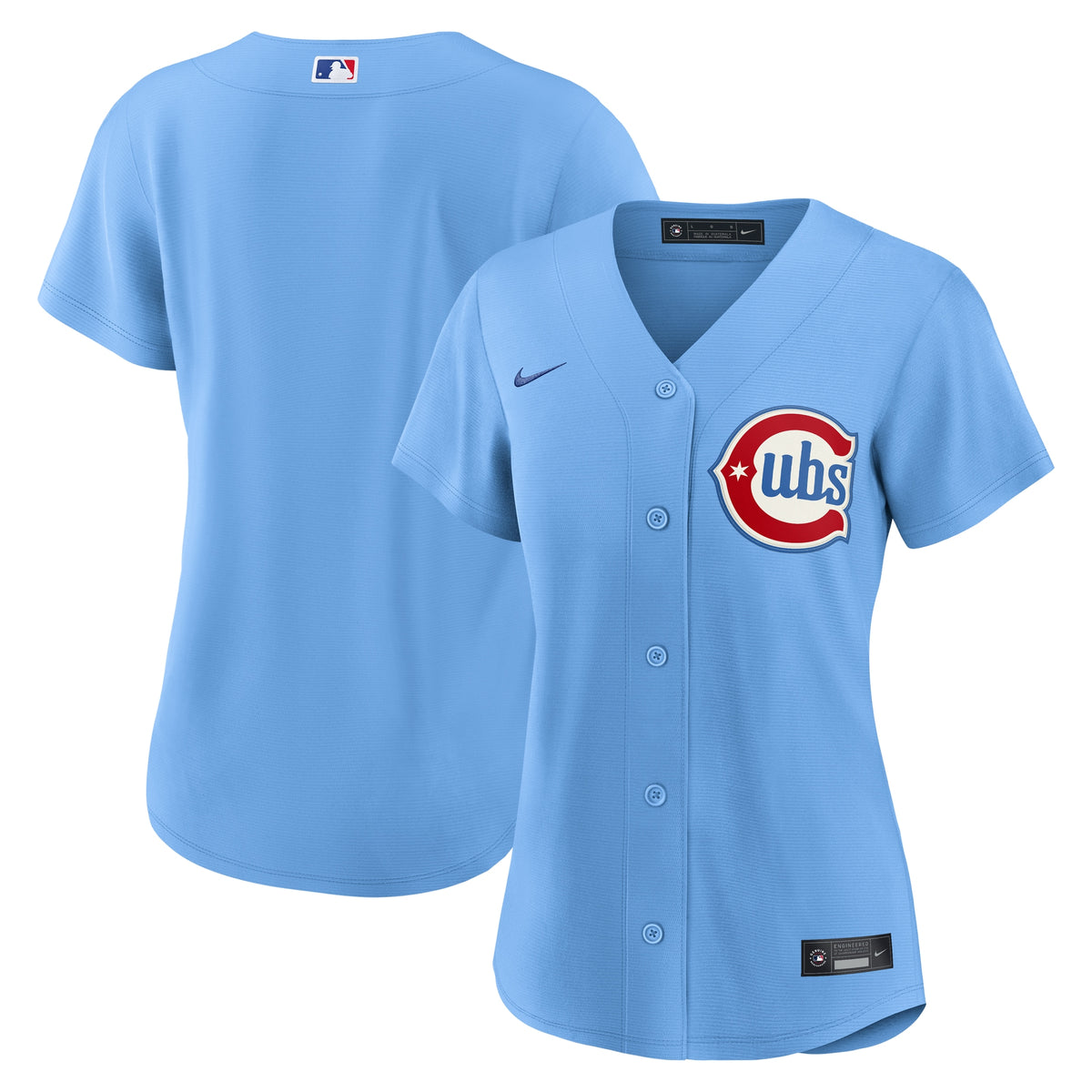 Women's Chicago Cubs Nike Light Blue Alternate Replica Jersey