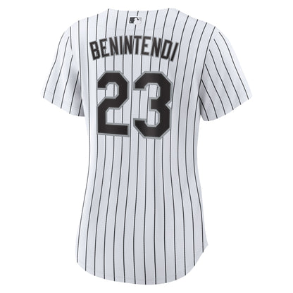 Women's Chicago White Sox Andrew Benintendi Nike White/Black Home Official Player Jersey