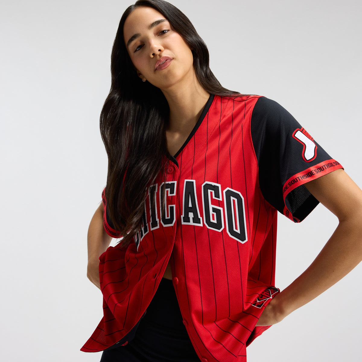 Women's Chicago White Sox Nike Red/Black 2025 City Connect Limited Jersey