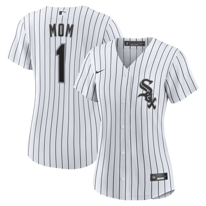 Women's Chicago White Sox Nike White #1 Mom Home Replica Jersey