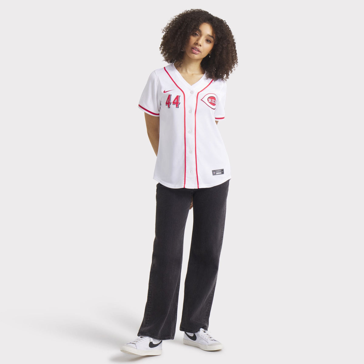 Women's Cincinnati Reds Elly De La Cruz Nike White Home Limited Player Jersey
