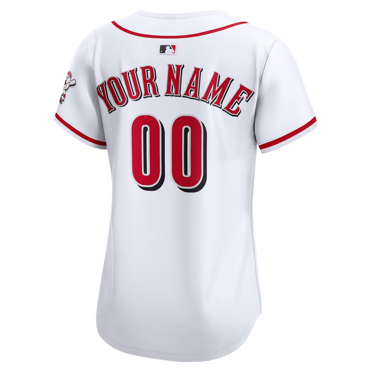Women's Cincinnati Reds Nike White Home Limited Custom Jersey