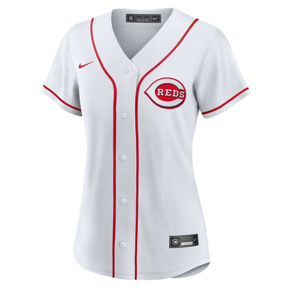 Women's Cincinnati Reds Nike White Home Replica Team Jersey