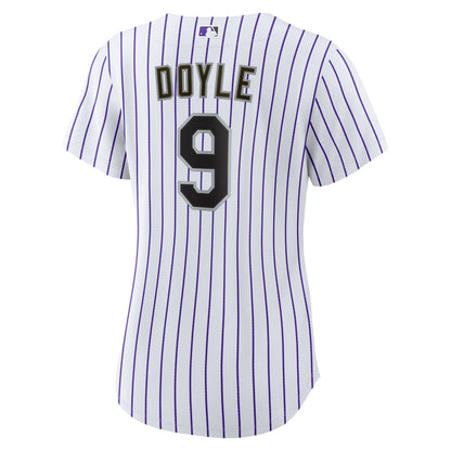 Women's Colorado Rockies Brenton Doyle Nike White Home Replica Jersey