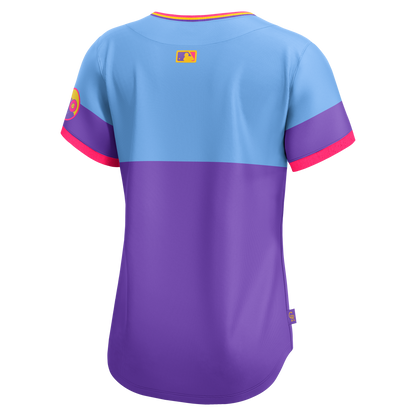 Women's Colorado Rockies Nike Purple/Light Blue 2025 City Connect Limited Jersey