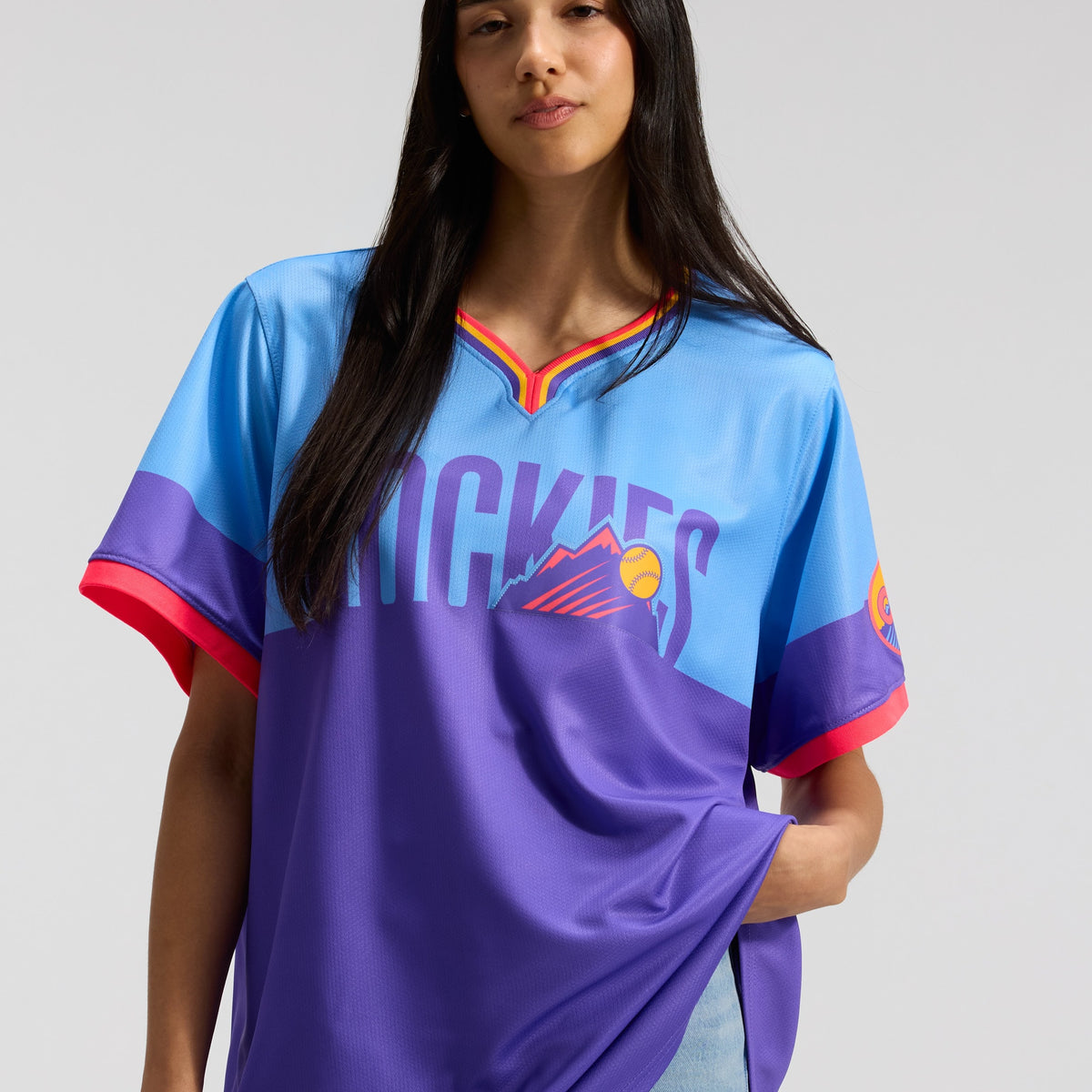 Women's Colorado Rockies Nike Purple/Light Blue 2025 City Connect Limited Jersey