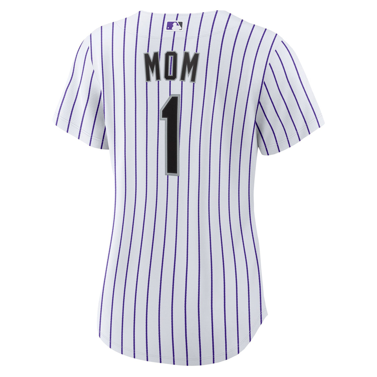 Women's Colorado Rockies Nike White #1 Mom Home Replica Jersey