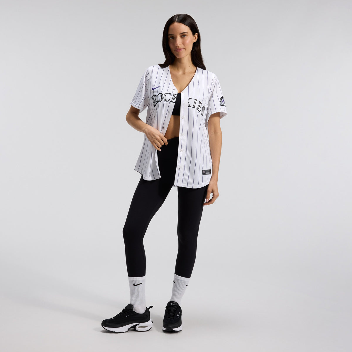 Women's Colorado Rockies Nike White Home Limited Jersey