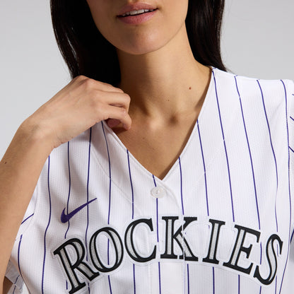 Women's Colorado Rockies Nike White Home Limited Jersey