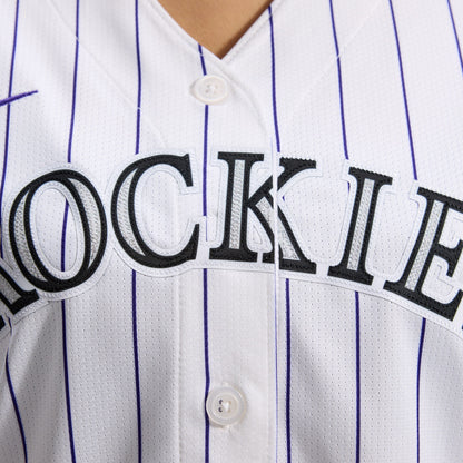 Women's Colorado Rockies Nike White Home Limited Jersey