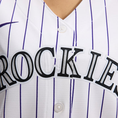 Women's Colorado Rockies Nike White Home Replica Team Jersey