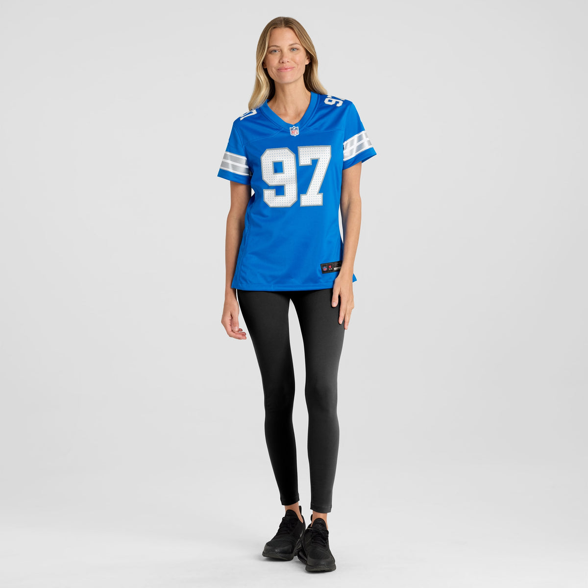 Women's Detroit Lions Aidan Hutchinson Nike Blue Game Jersey