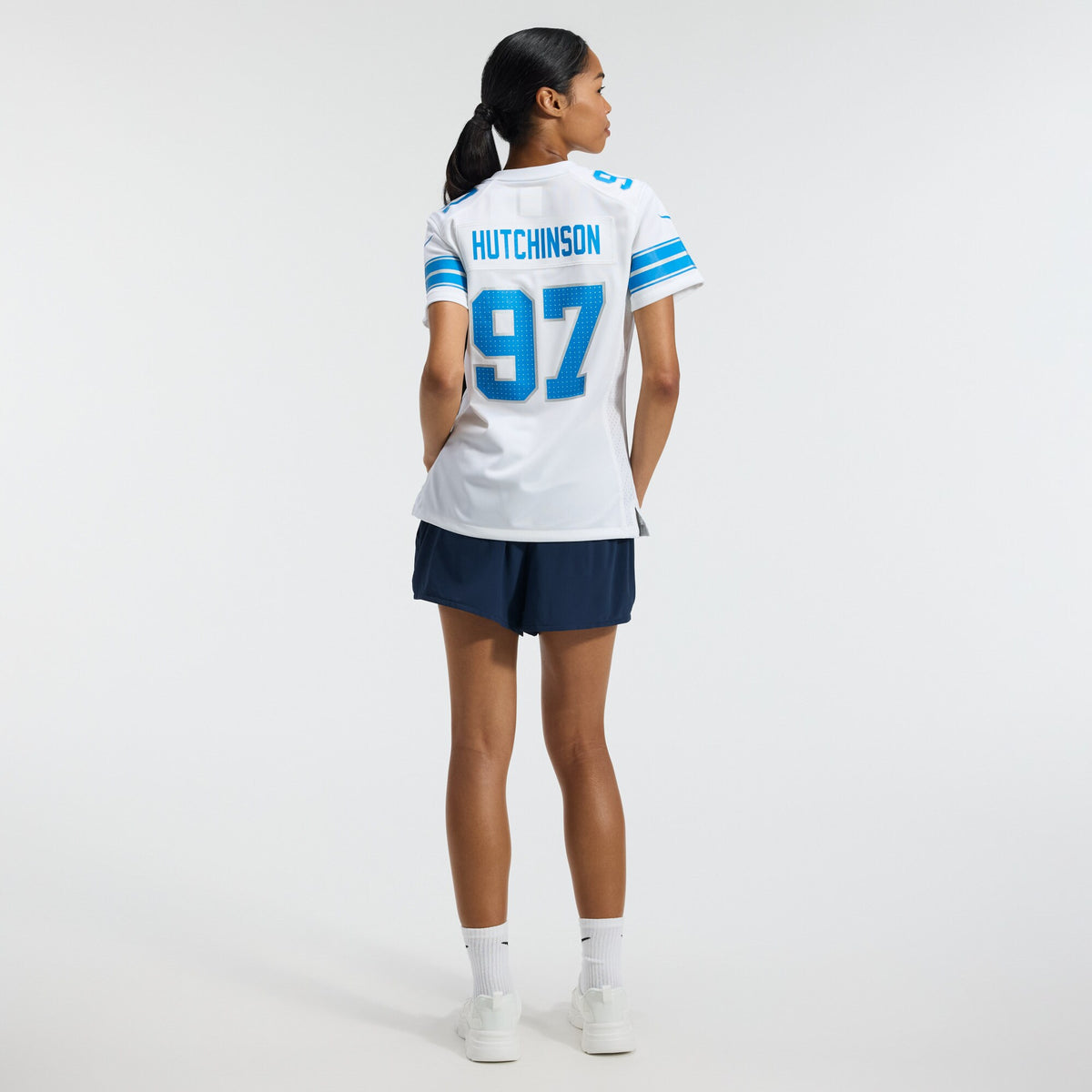 Women's Detroit Lions Aidan Hutchinson Nike White Game Jersey