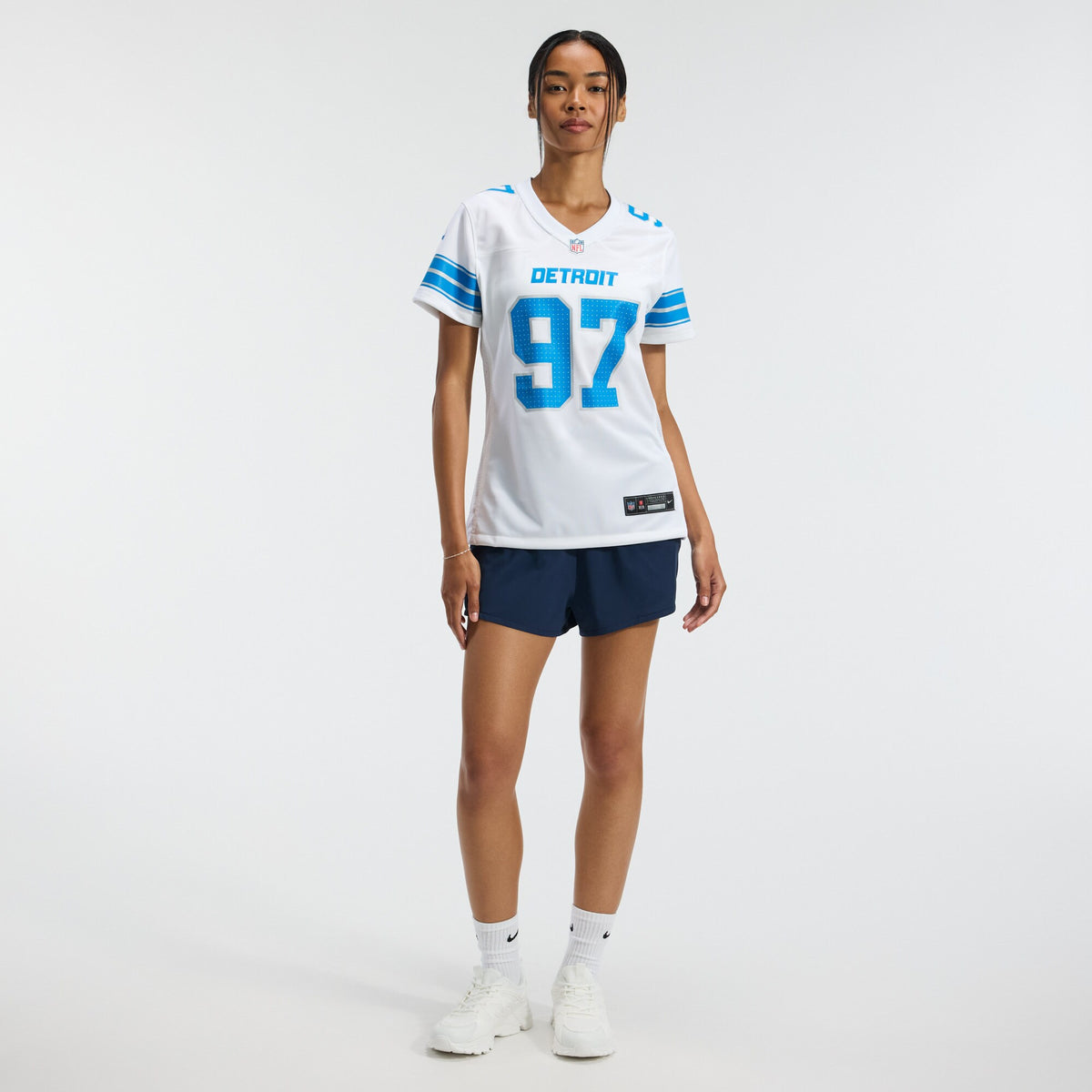 Women's Detroit Lions Aidan Hutchinson Nike White Game Jersey