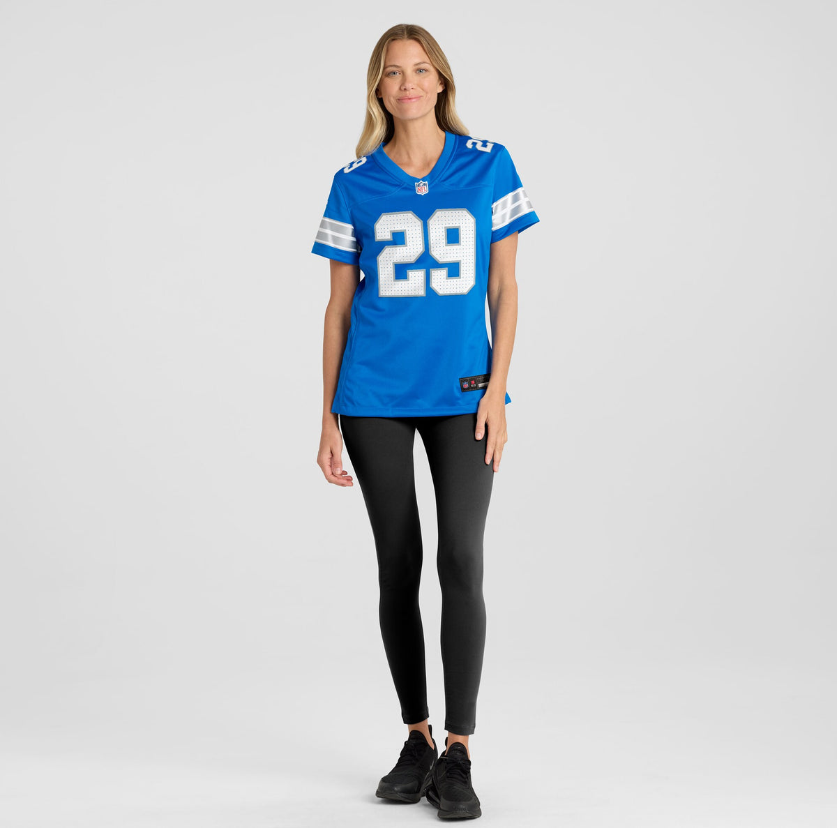 Women's Detroit Lions Avonte Maddox Nike Blue Team Game Jersey