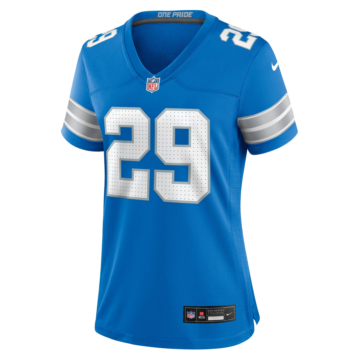 Women's Detroit Lions Avonte Maddox Nike Blue Team Game Jersey