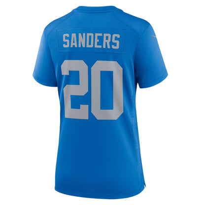 Women's Detroit Lions Barry Sanders Nike Blue Alternate Game Jersey