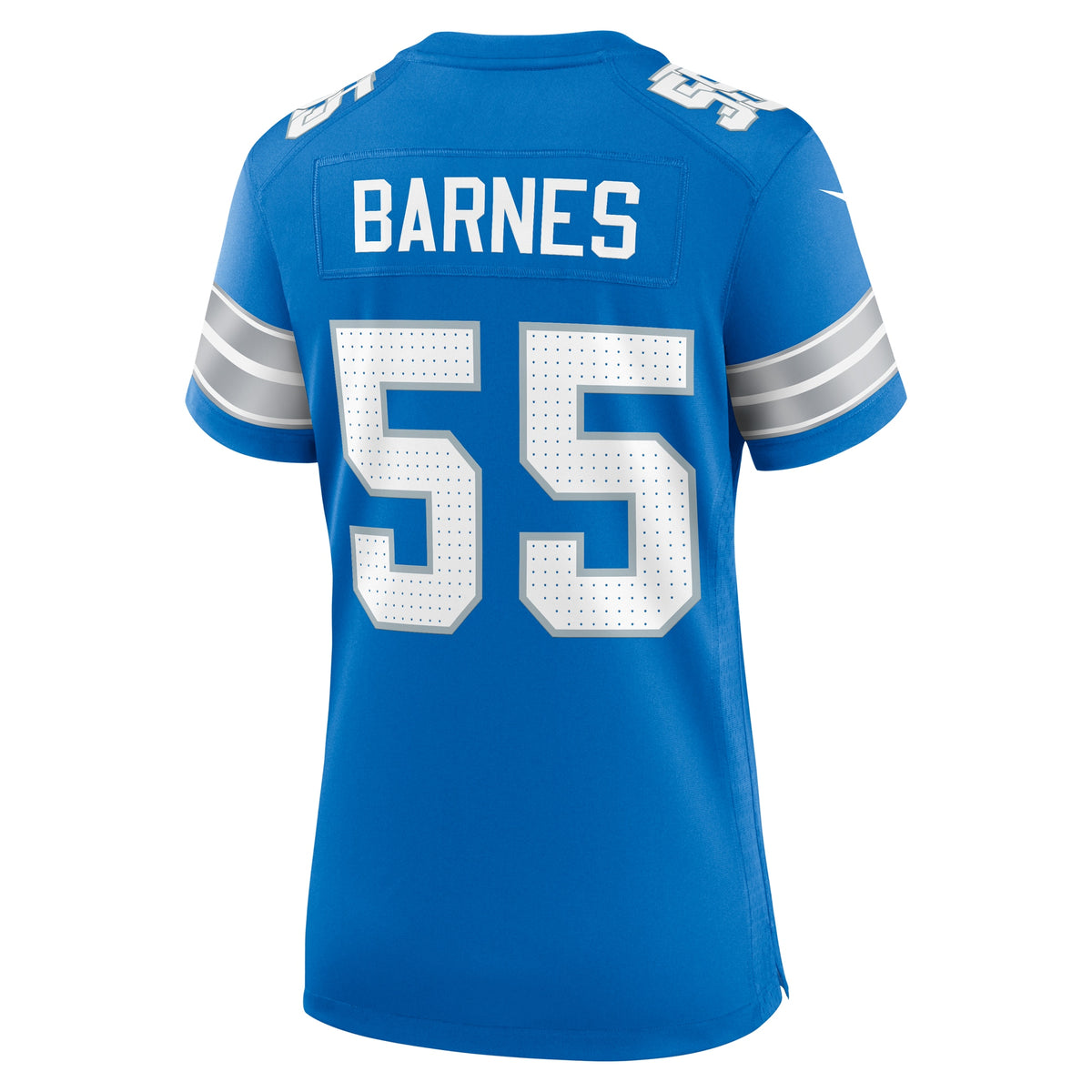 Women's Detroit Lions Derrick Barnes Nike Blue Team Game Jersey