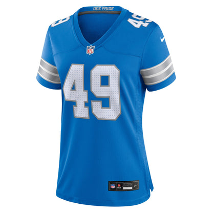 Women's Detroit Lions Hogan Hatten Nike Blue Game Jersey