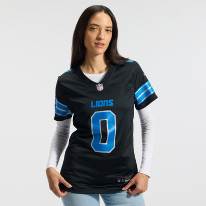Women's Detroit Lions Jahmyr Gibbs Nike Black 2nd Alternate Game Player Jersey