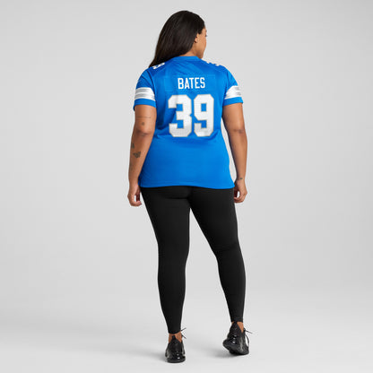 Women's Detroit Lions Jake Bates Nike Blue Team Game Jersey