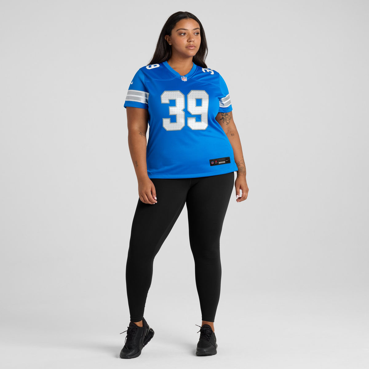 Women's Detroit Lions Jake Bates Nike Blue Team Game Jersey
