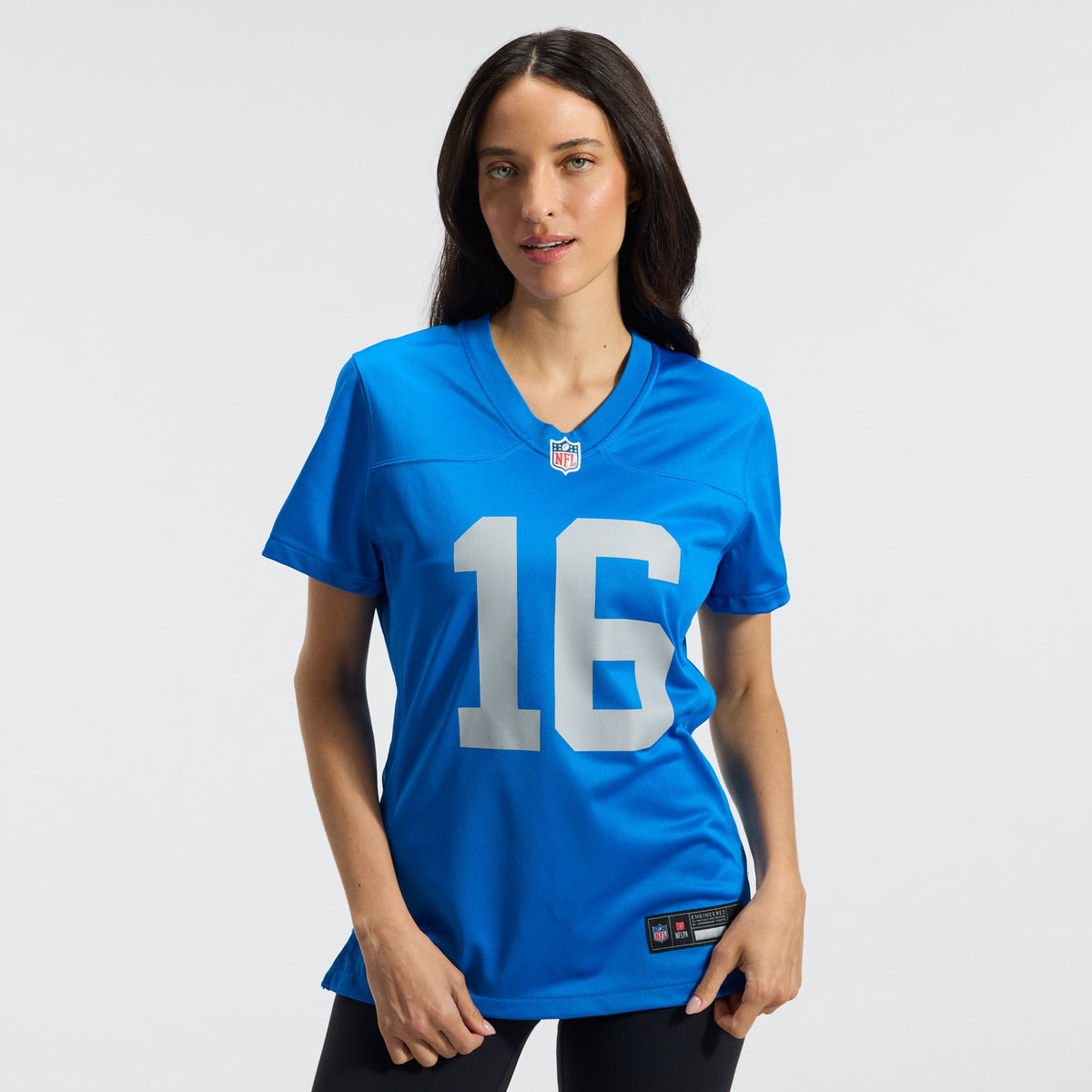 Women's Detroit Lions Jared Goff Nike Blue Alternate Game Jersey