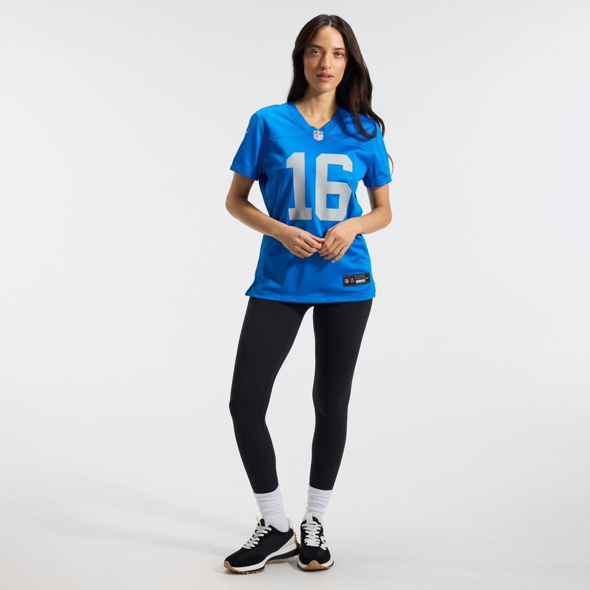 Women's Detroit Lions Jared Goff Nike Blue Alternate Game Jersey