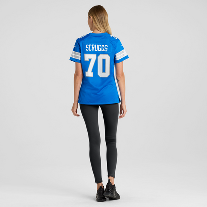 Women's Detroit Lions Juice Scruggs Nike Blue Team Game Jersey