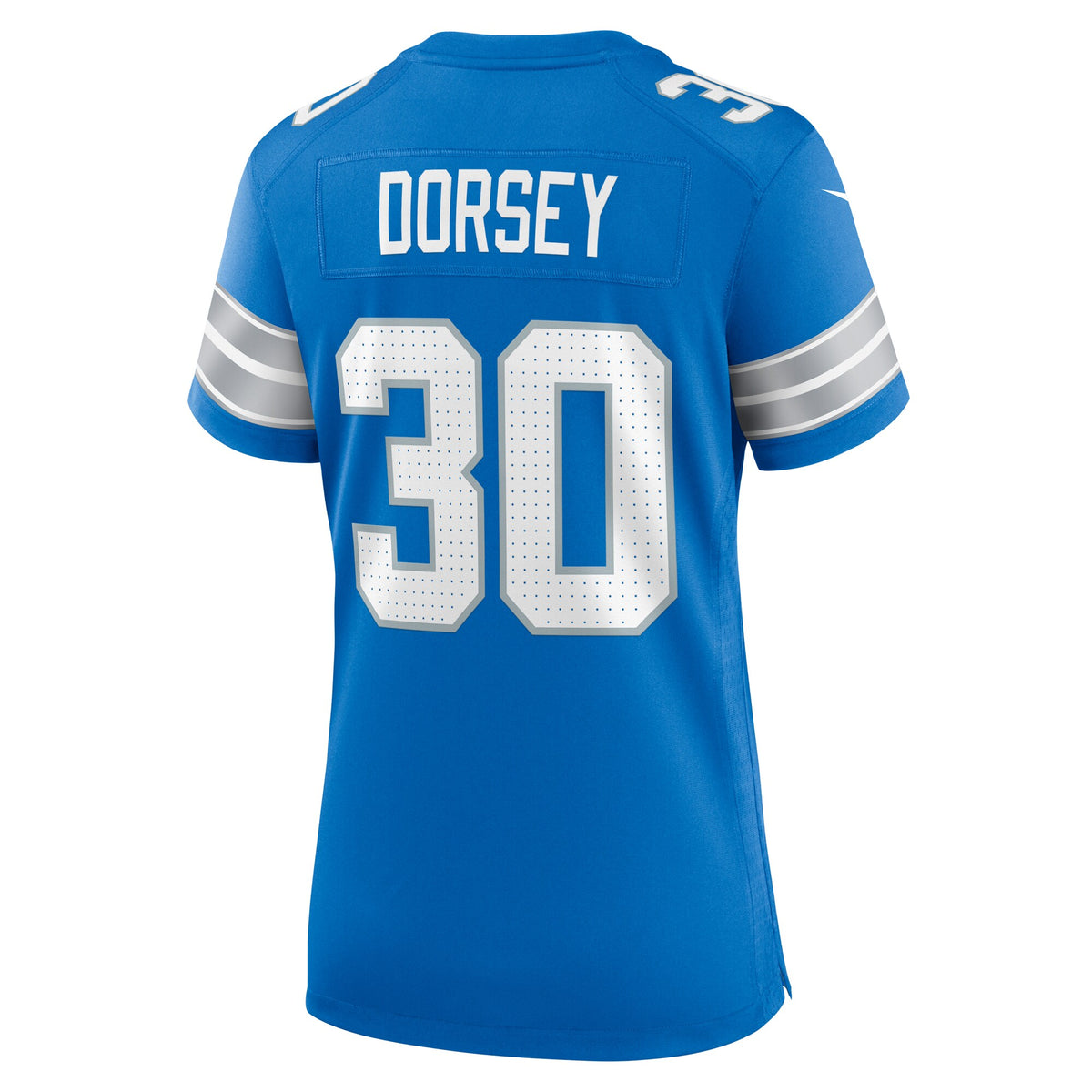 Women's Detroit Lions Khalil Dorsey Nike Blue Team Game Jersey