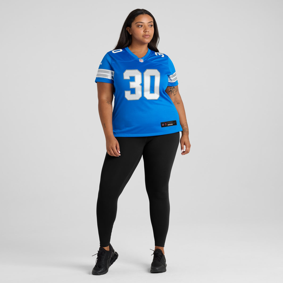 Women's Detroit Lions Khalil Dorsey Nike Blue Team Game Jersey