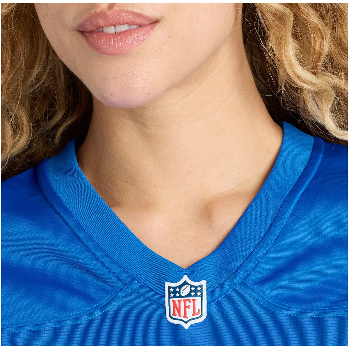 Women's Detroit Lions Rock Ya-Sin Nike Blue Team Game Jersey