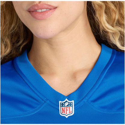 Women's Detroit Lions Rock Ya-Sin Nike Blue Team Game Jersey