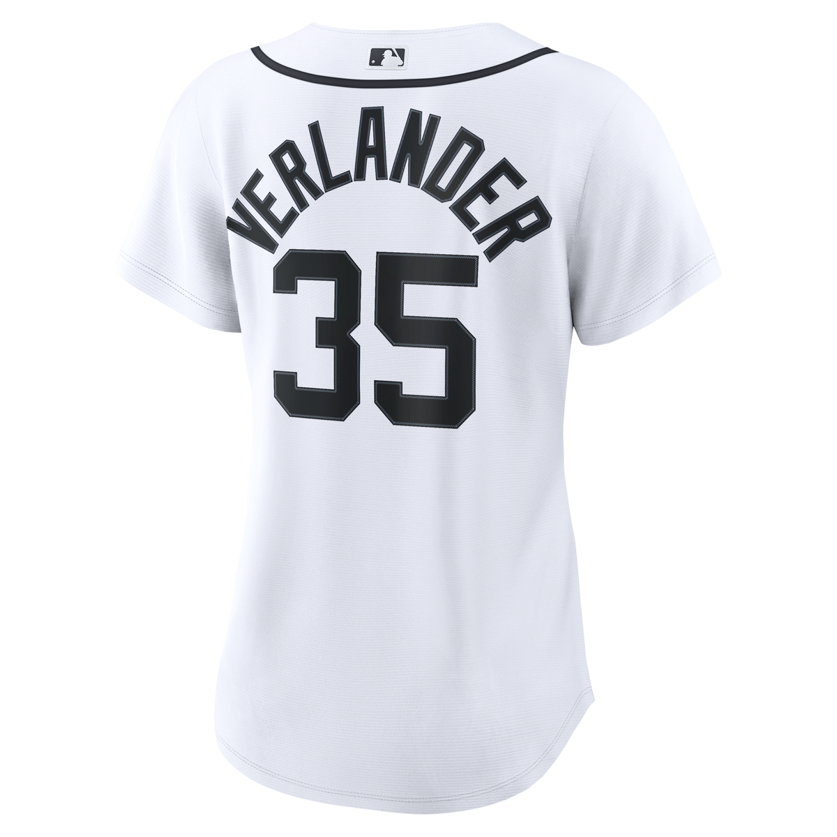 Women's Detroit Tigers Justin Verlander Nike White Home Replica Jersey