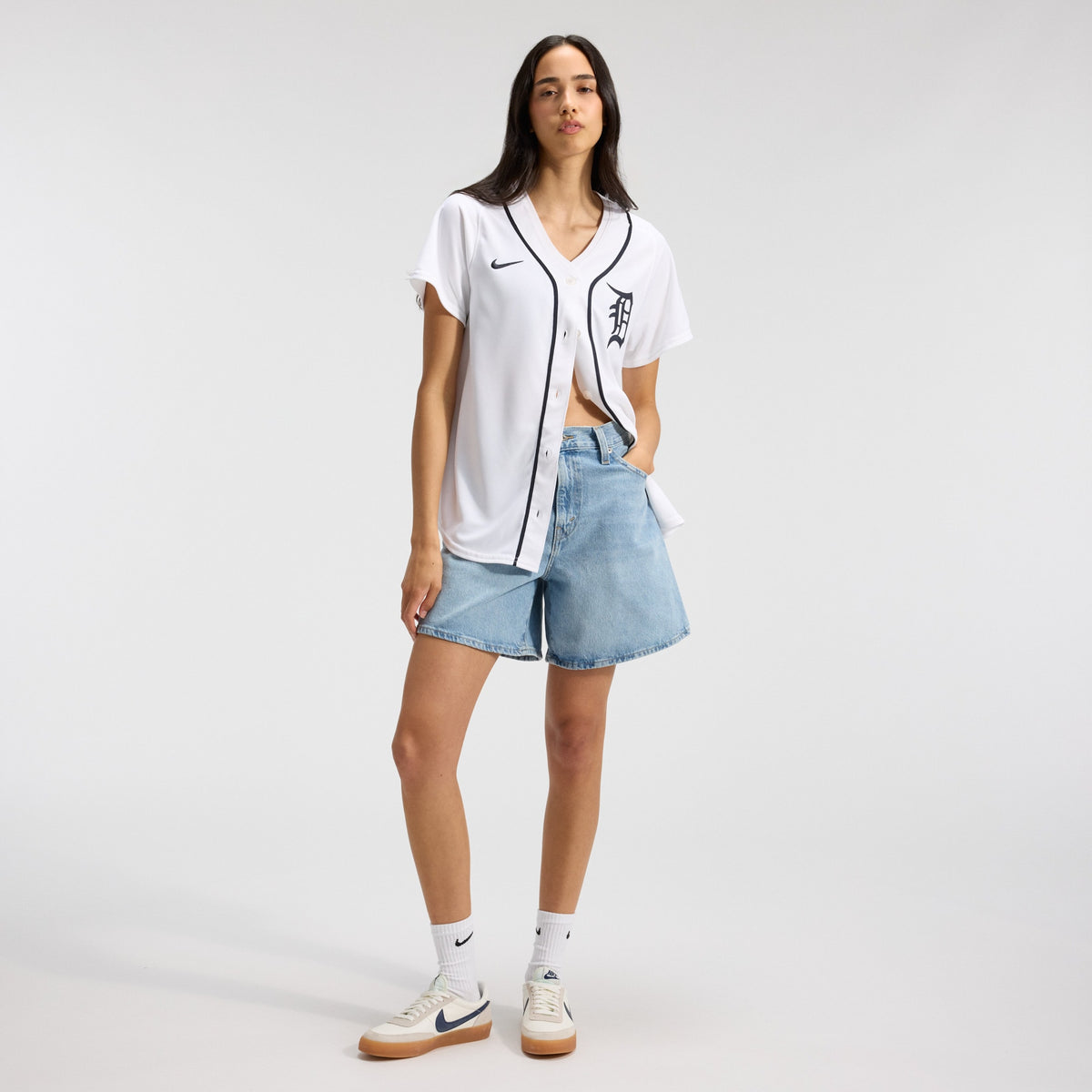 Women's Detroit Tigers Nike White Home Limited Jersey