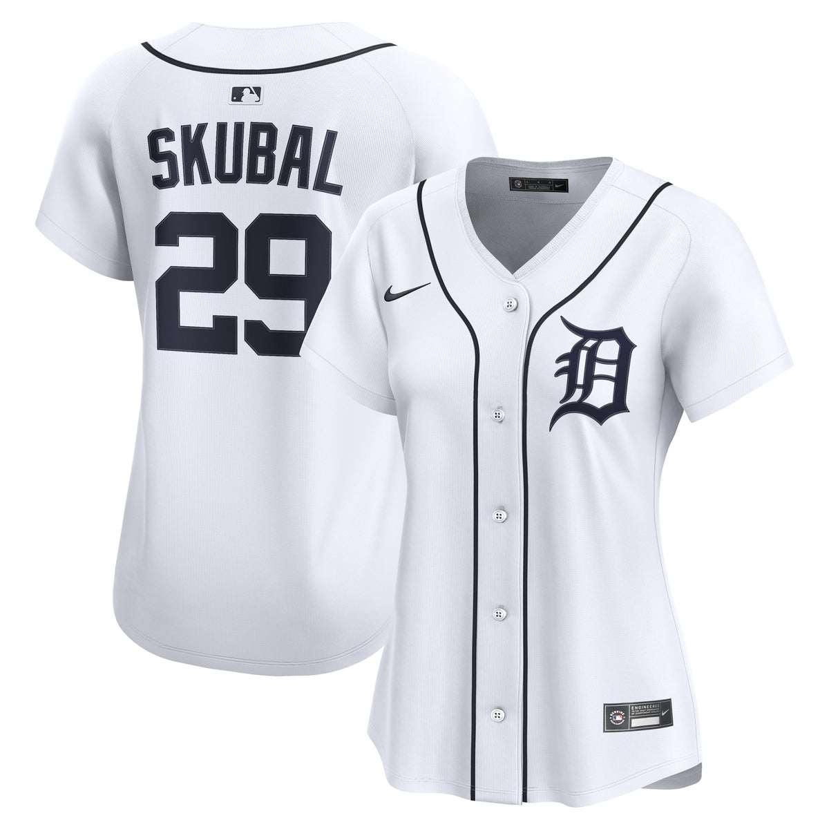 Women's Detroit Tigers Tarik Skubal Nike White Home Limited Player Jersey