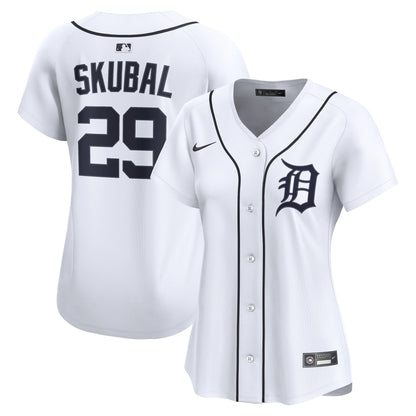 Women's Detroit Tigers Tarik Skubal Nike White Home Limited Player Jersey