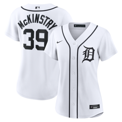 Women's Detroit Tigers Zach McKinstry Nike White Home Replica Jersey